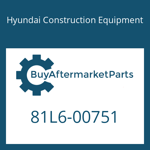 Hyundai Construction Equipment 81L6-00751 - BLOCK