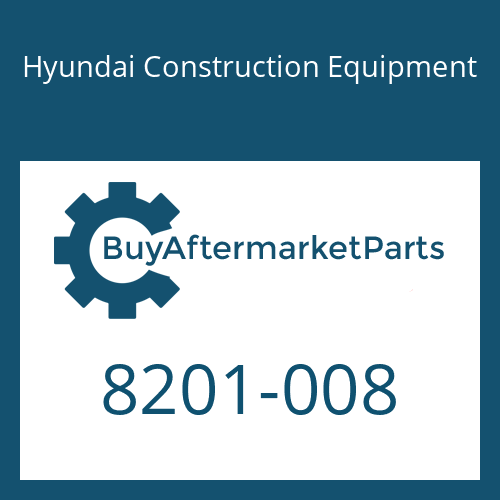 Hyundai Construction Equipment 8201-008 - O-RING