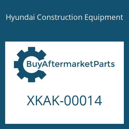 Hyundai Construction Equipment XKAK-00014 - PLATE-LOCK