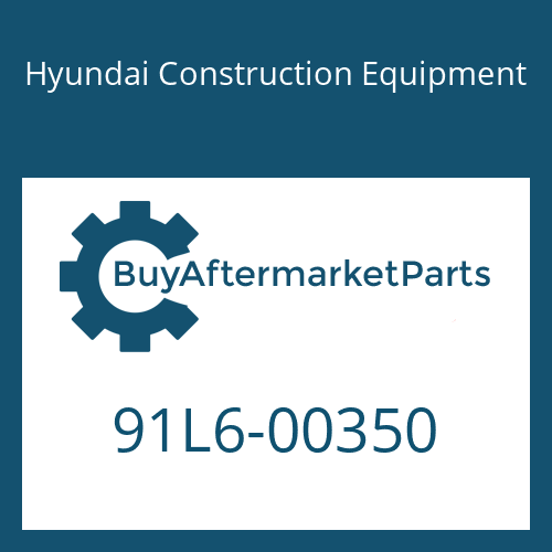 Hyundai Construction Equipment 91L6-00350 - DECAL-SERIALNUMBER PLATE for Heavy Equipment