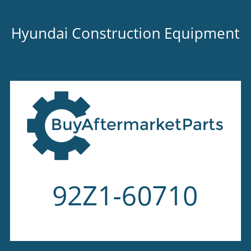Hyundai Construction Equipment 92Z1-60710 - DECAL-SERVICE INSTRUCTION
