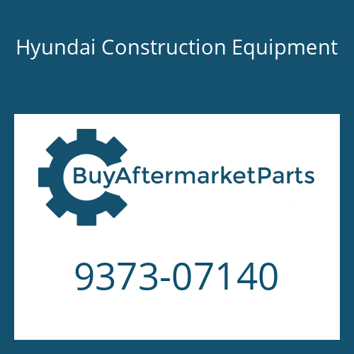 Hyundai Construction Equipment 9373-07140 - PLUG