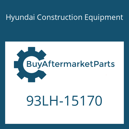 Hyundai Construction Equipment 93LH-15170 - DECAL-SUPPORT REAR/LH