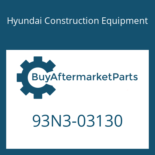 Hyundai Construction Equipment 93N3-03130 - DECAL-LIFT CHART