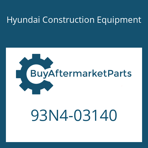 Hyundai Construction Equipment 93N4-03140 - DECAL-LIFT CHART