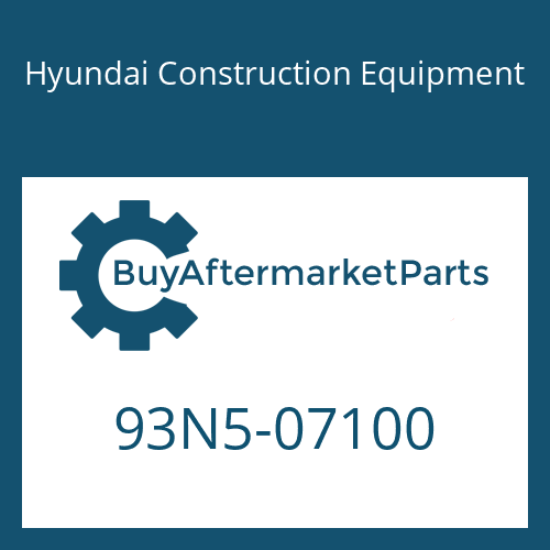 Hyundai Construction Equipment 93N5-07100 - DECAL KIT-LIFT CHART
