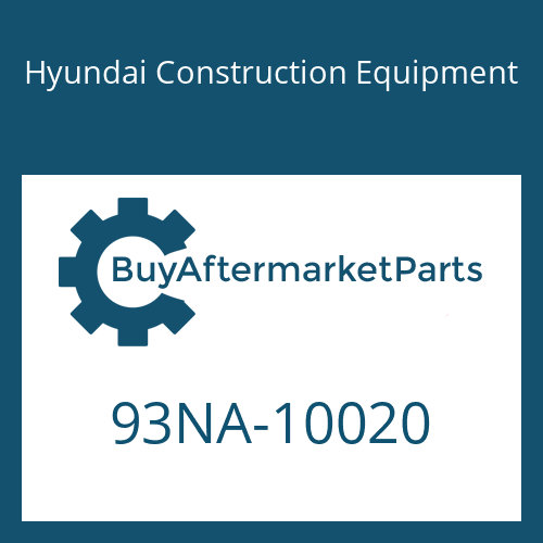 Hyundai Construction Equipment 93NA-10020 - DECAL-MODEL NAME RH for Heavy Equipment