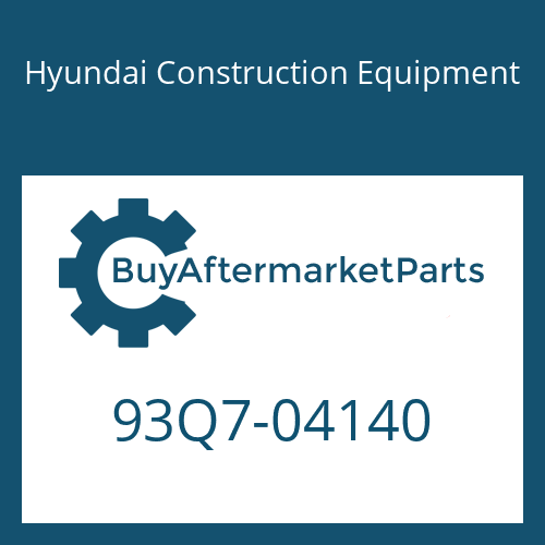 Hyundai Construction Equipment 93Q7-04140 - LIFTING CHART for Heavy Equipment