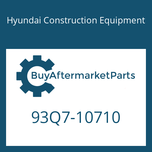 Hyundai Construction Equipment 93Q7-10710 - DECAL-SERVICE INSTRUCTION