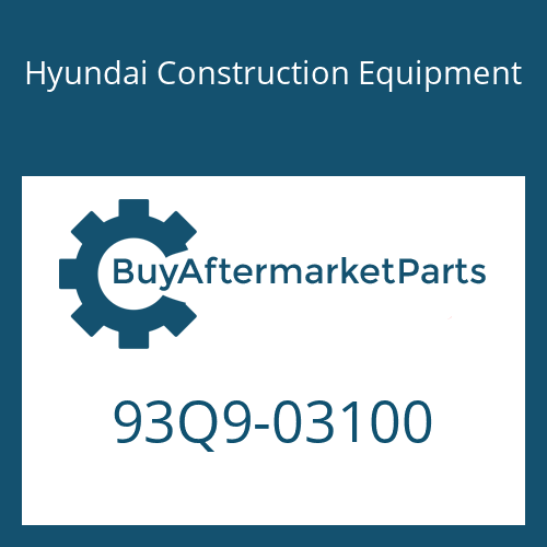 Hyundai Construction Equipment 93Q9-03100 - DECAL-LIFT CHART