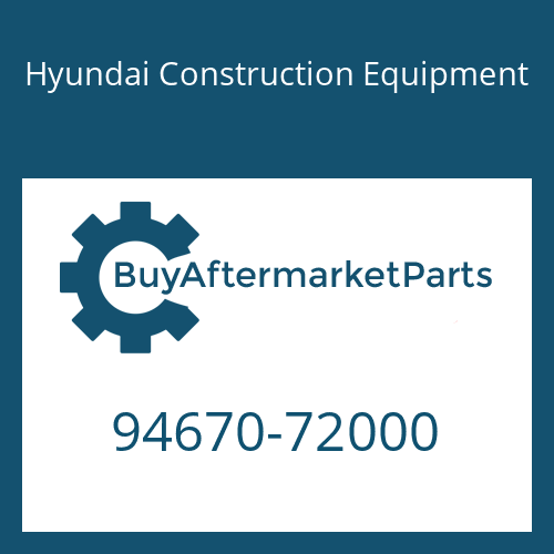 Hyundai Construction Equipment 94670-72000 - SENSOR-OVER HEAT WARING for Heavy Equipment
