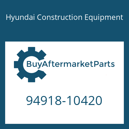 Hyundai Construction Equipment 94918-10420 - NIPPLE-SWIVELING for Heavy Equipment