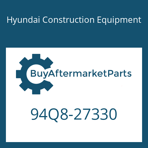 Hyundai Construction Equipment 94Q8-27330 - DECAL-OVERALL WIDTH for Heavy Equipment