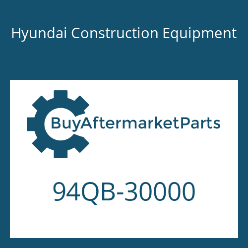 Hyundai Construction Equipment 94QB-30000 - PARTS MANUAL