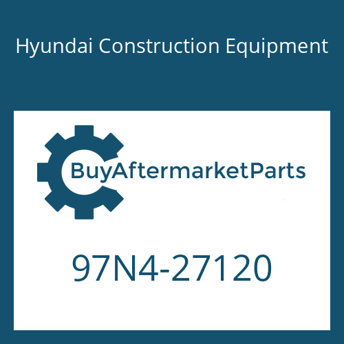 Hyundai Construction Equipment 97N4-27120 - DECAL-MODEL NAME,RH
