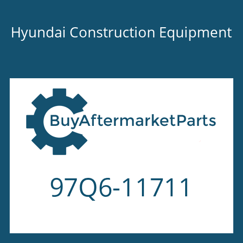 Hyundai Construction Equipment 97Q6-11711 - DECAL-SPECIFICATIONS for Heavy Equipment