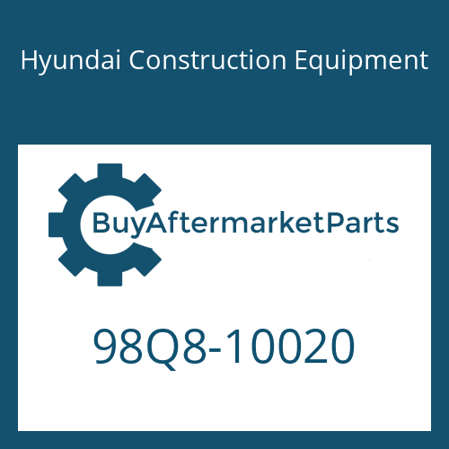 Hyundai Construction Equipment 98Q8-10020 - DECAL-MODEL NAME