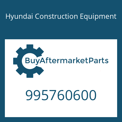 Hyundai Construction Equipment 995760600 - RINGS-RETAINING