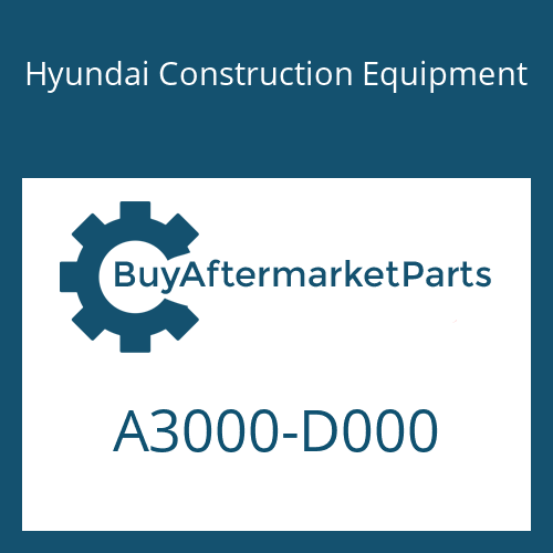 Hyundai Construction Equipment A3000-D000 - SLIDER ASSY