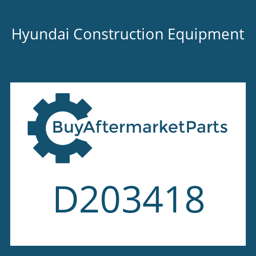 Hyundai Construction Equipment D203418 - BACK-UP RING