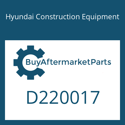 Hyundai Construction Equipment D220017 - O-RING
