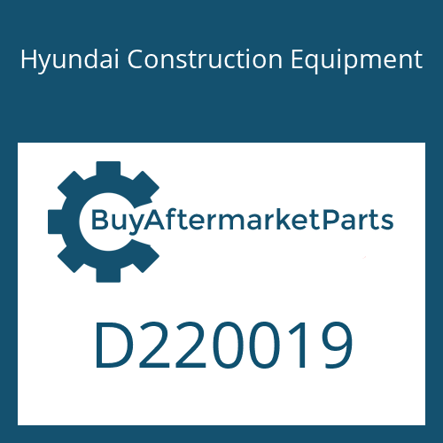 Hyundai Construction Equipment D220019 - O-RING