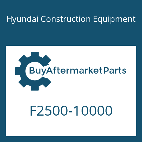 Hyundai Construction Equipment F2500-10000 - WASHER,PLAIN