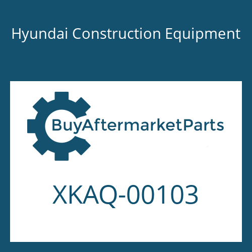 Hyundai Construction Equipment XKAQ-00103 - SHAFT-DRIVE