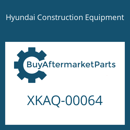 Hyundai Construction Equipment XKAQ-00064 - BOLT-HEX