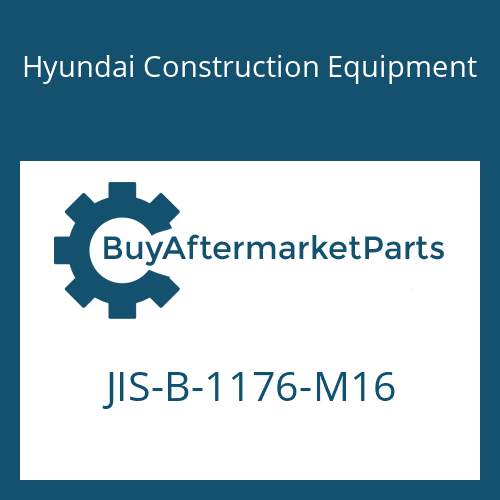 Hyundai Construction Equipment JIS-B-1176-M16 - BOLT-SOCKET