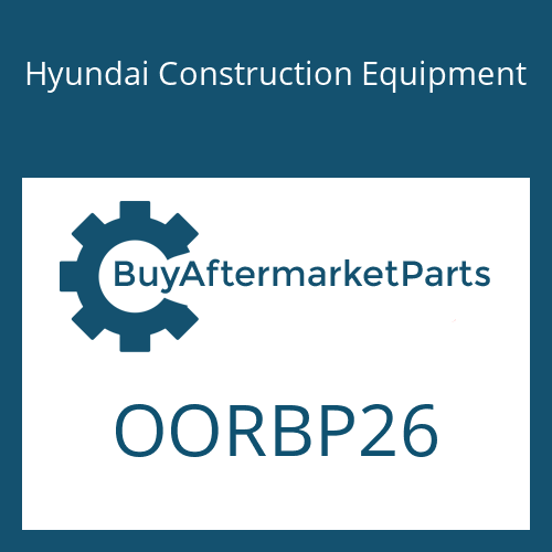 Hyundai Construction Equipment OORBP26 - O-RING