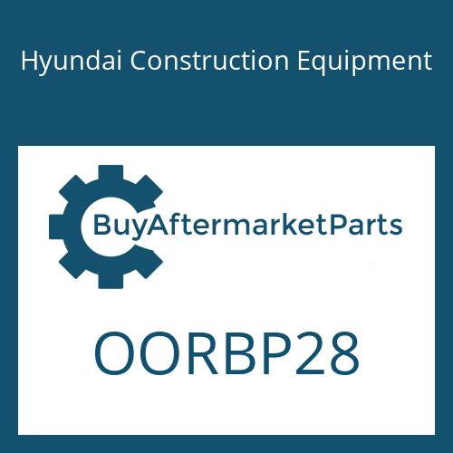 Hyundai Construction Equipment OORBP28 - O-RING