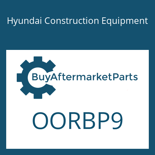 Hyundai Construction Equipment OORBP9 - O-RING