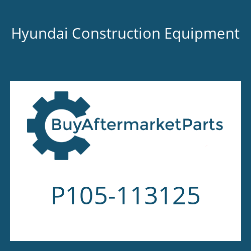 Hyundai Construction Equipment P105-113125 - CONNECTOR-LONG