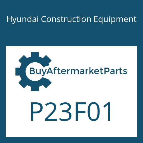 Hyundai Construction Equipment P23F01 - PLUG