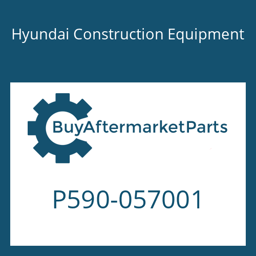 Hyundai Construction Equipment P590-057001 - O-RING