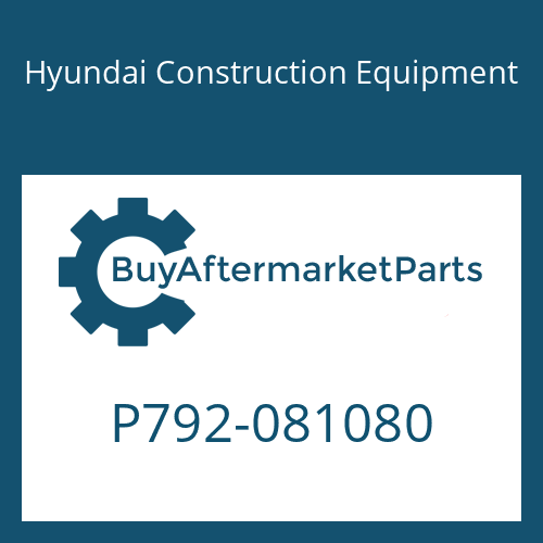 Hyundai Construction Equipment P792-081080 - HOSE-RUBBER METER