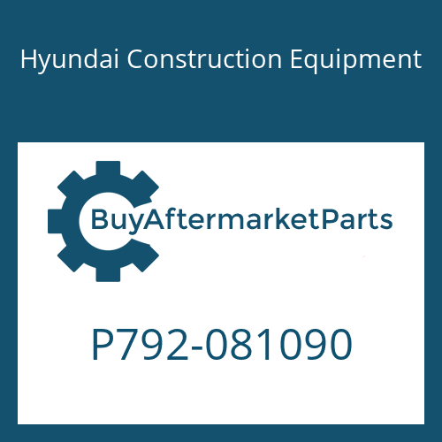 Hyundai Construction Equipment P792-081090 - HOSE-RUBBER METER