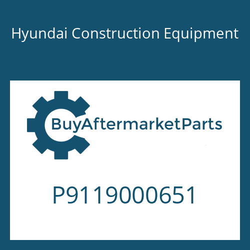Hyundai Construction Equipment P9119000651 - O-RING for Heavy Equipment
