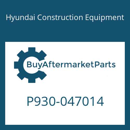 Hyundai Construction Equipment P930-047014 - HOSE ASSY-ORFS&amp;THD for Heavy Equipment