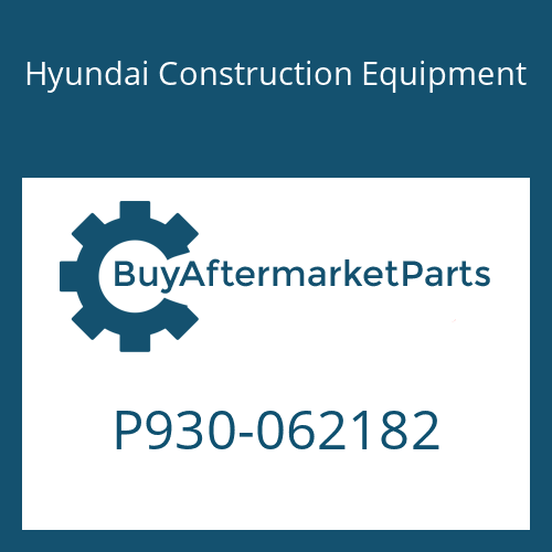 Hyundai Construction Equipment P930-062182 - HOSE ASSY-ORFS&amp;THD for Heavy Equipment