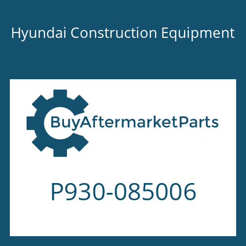 Hyundai Construction Equipment P930-085006 - HOSE ASSY-ORFS&amp;THD for Heavy Equipment