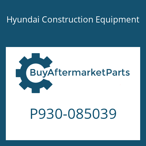 Hyundai Construction Equipment P930-085039 - HOSE ASSY-ORFS&THD