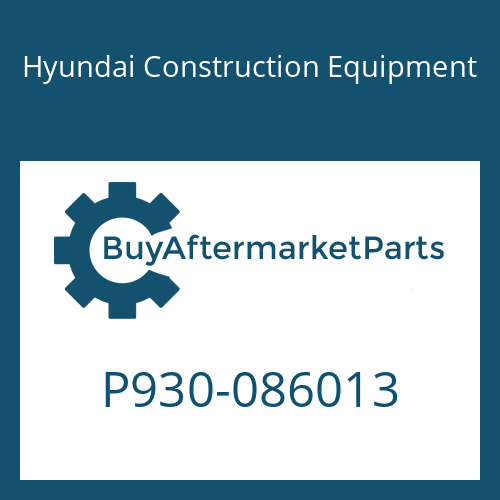 Hyundai Construction Equipment P930-086013 - HOSE ASSY-ORFS&amp;THD for Heavy Equipment