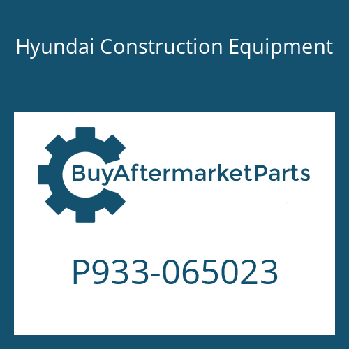 Hyundai Construction Equipment P933-065023 - HOSE ASSY-ORFS&amp;THD for Heavy Equipment