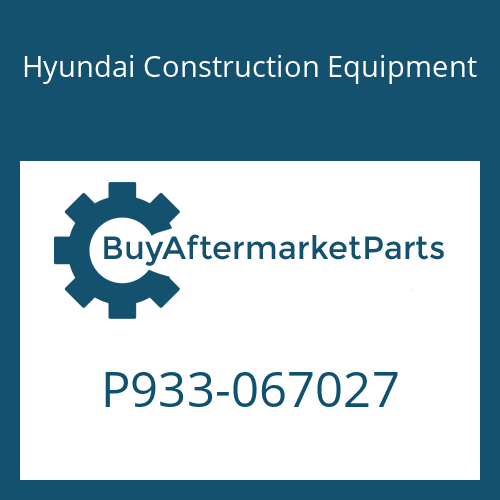 Hyundai Construction Equipment P933-067027 - HOSE ASSY-ORFS&amp;THD for Heavy Equipment
