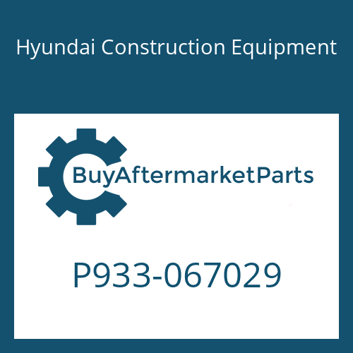 Hyundai Construction Equipment P933-067029 - HOSE ASSY-ORFS&amp;THD for Heavy Equipment
