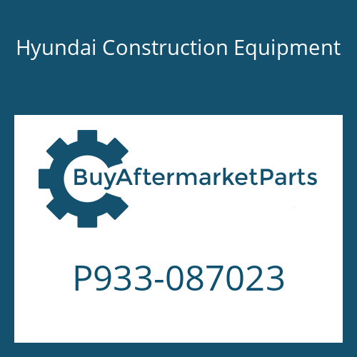 Hyundai Construction Equipment P933-087023 - HOSE ASSY-ORFS&amp;THD for Heavy Equipment
