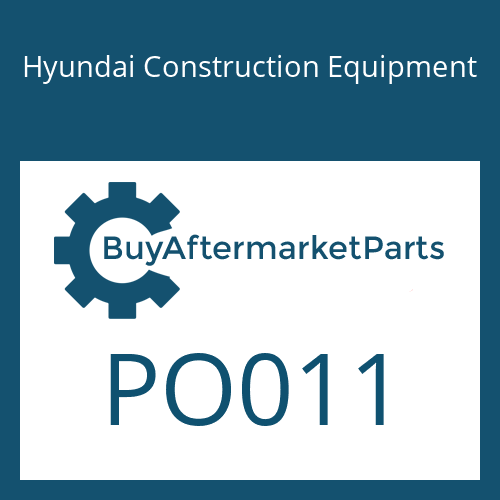 Hyundai Construction Equipment PO011 - O-RING