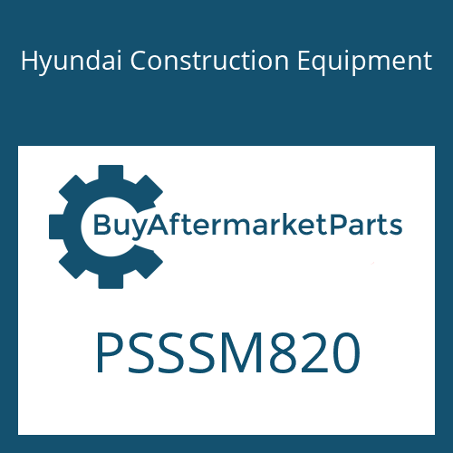 Hyundai Construction Equipment PSSSM820 - SCREW